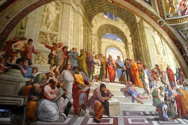 Les faits de l'école d'Athènes En savoir plus sur la peinture à la fresque