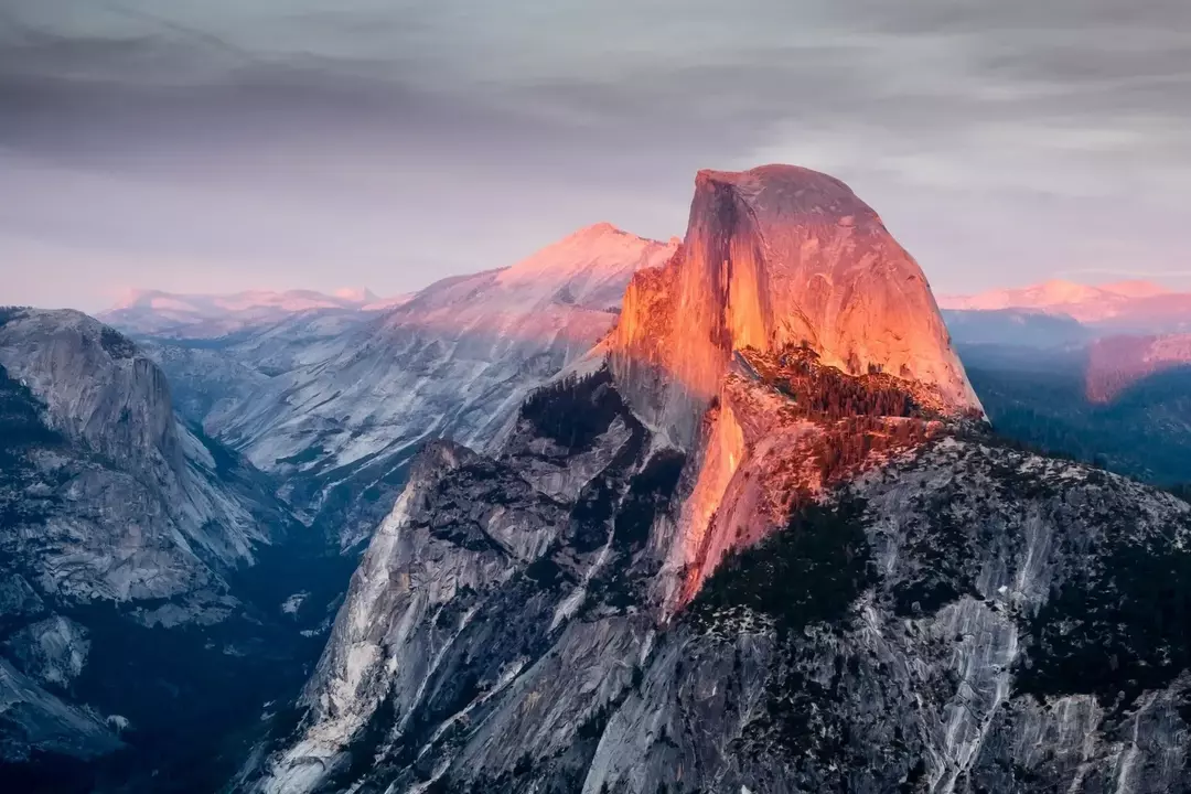 Yosemite Half Dome er et syn å se.