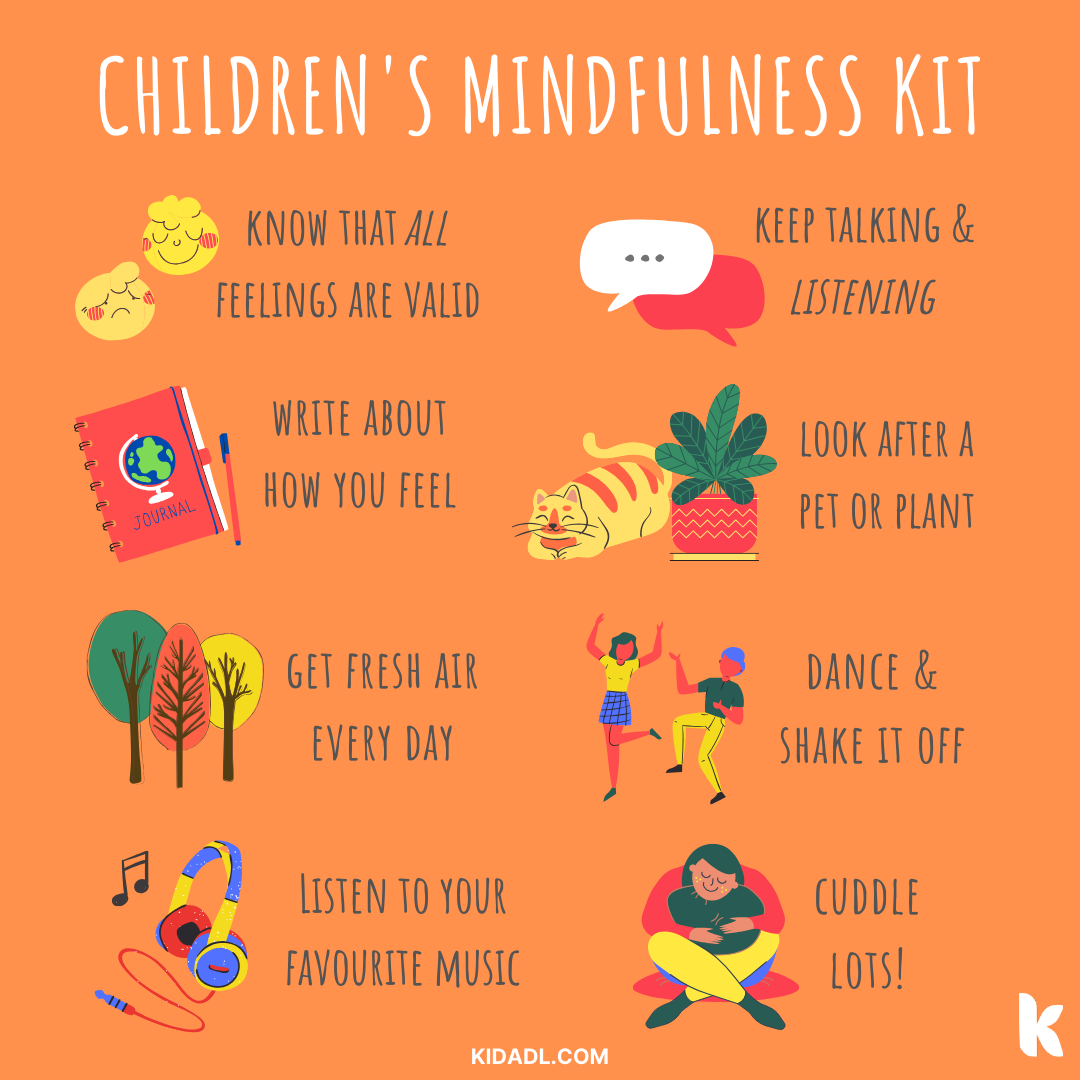 Mindfulness för barn i grundskoleåldern: 11 tips och spel att öva tillsammans