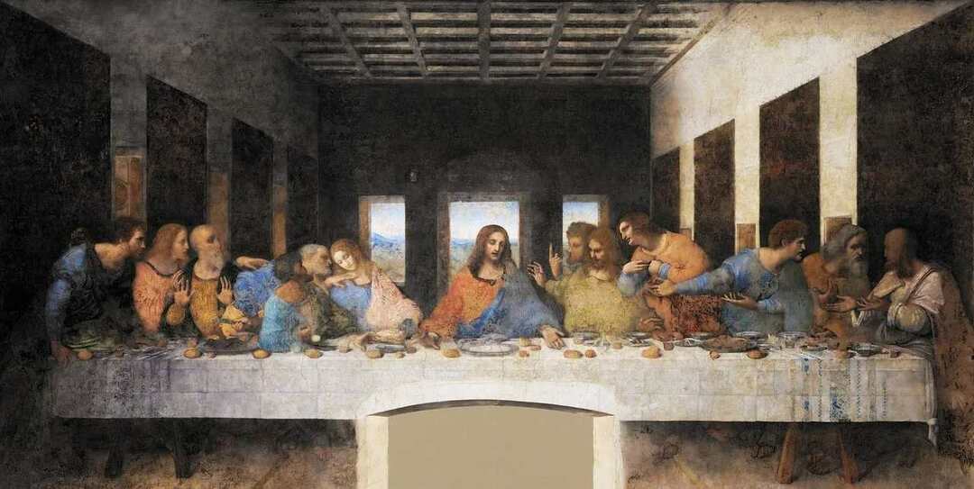 Leonardo Da Vinci Posljednja večera Činjenice za djecu Pravo remek-djelo