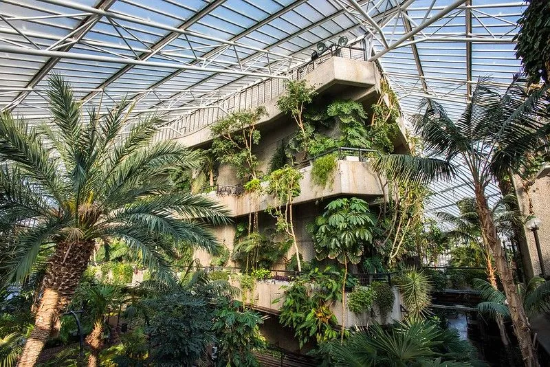 De indoor jungle bij de Barbican