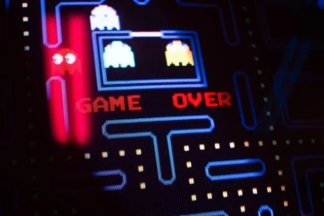 Pac man arcade játék.