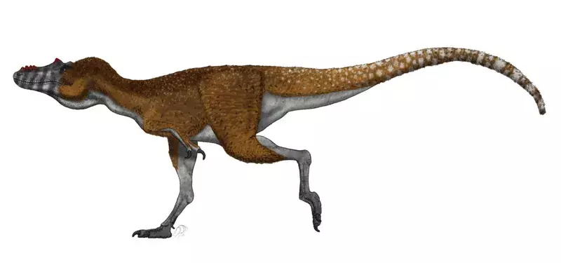 Le Qianzhousaurus était un tyrannosaure avec un museau plus long que d'habitude.)