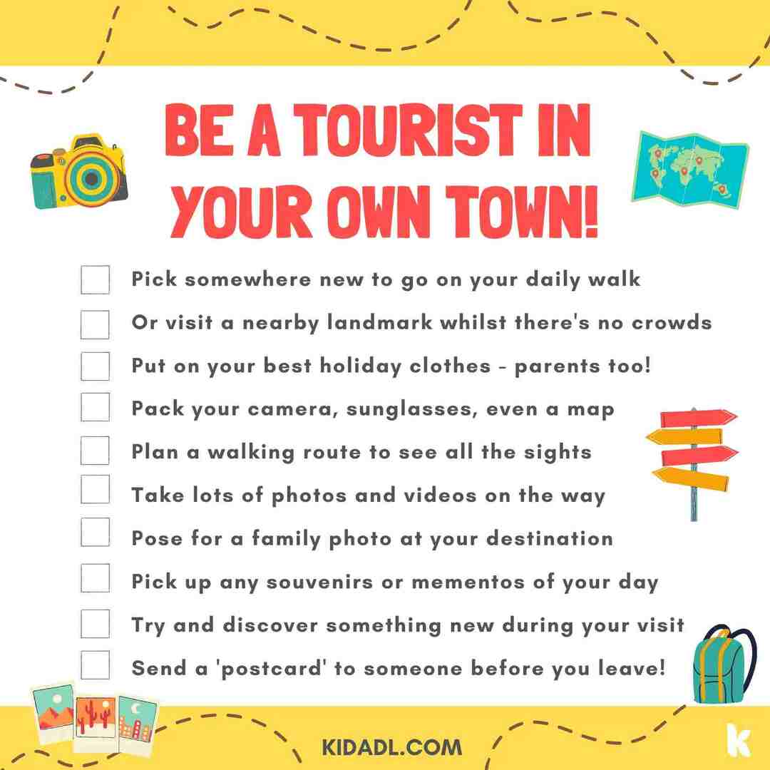 Hvordan være en turist i din egen by
