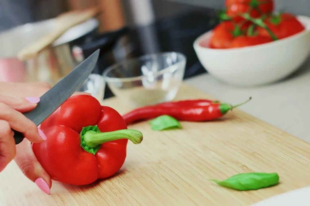 Rød paprika har de høyeste næringsstoffene og den er den søteste av alle paprikaene.